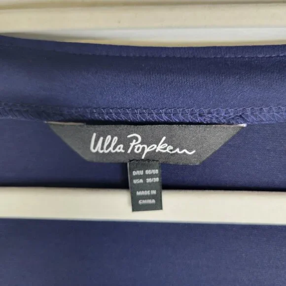 Ulla Popken Women's Size 36/38 Shirt Top Blue - Picture 4 of 5